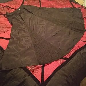 White Stag Black Lace Skirt vintage